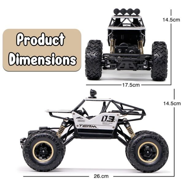 Remote Control Rock Crawler Metal Alloy Car | RC Car - Image 5