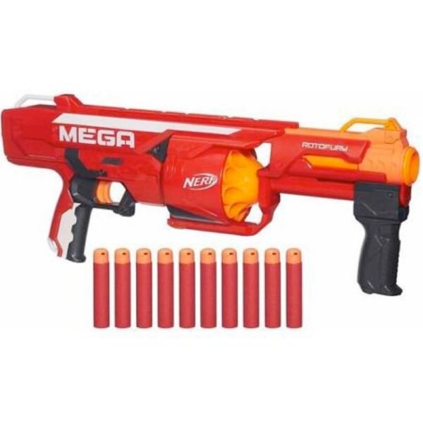 Nerf N-Strike Mega RotoFury Blaster Guns & Darts