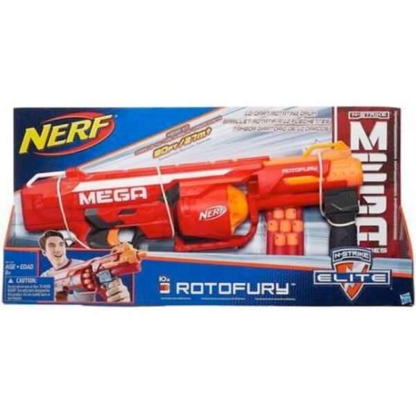 Nerf N-Strike Mega RotoFury Blaster Guns & Darts - Image 2