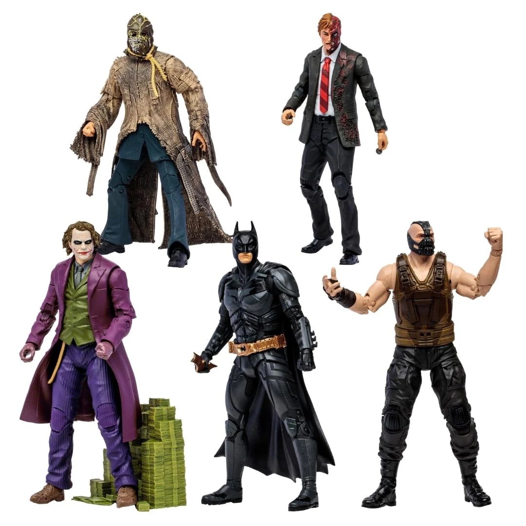 IN popular STOCK DC Multiverse McFarlene Dark Knight Movie BANE BAF COMPLETE 7” LOOSE