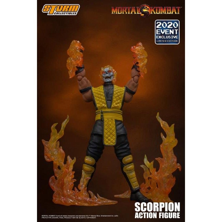 Storm Collectibles Mortal Kombat SDCC 2020 Scorpion Exclusive 1/12 Scale factory No Box