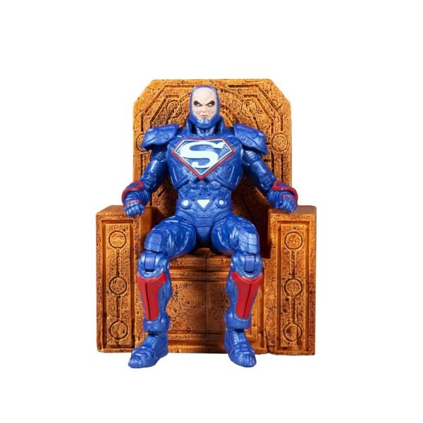 McFarlane DC Multiverse Lex Luthor in Blue Power with Throne - Image 3