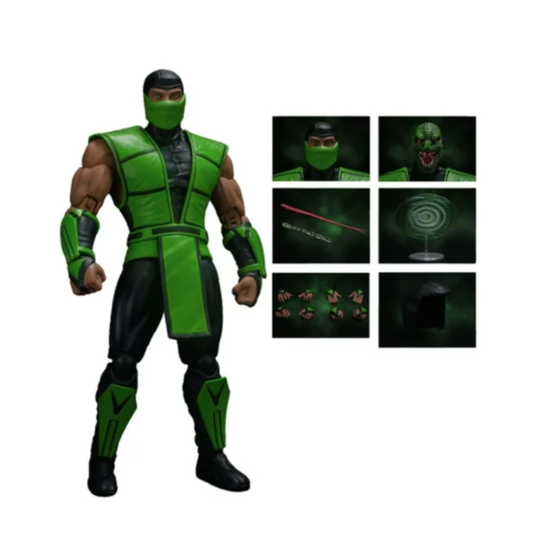 Storm Collectibles Mortal Kombat Reptile 1/12 Scale Figure | Without Box | Limited Accessories - Image 2