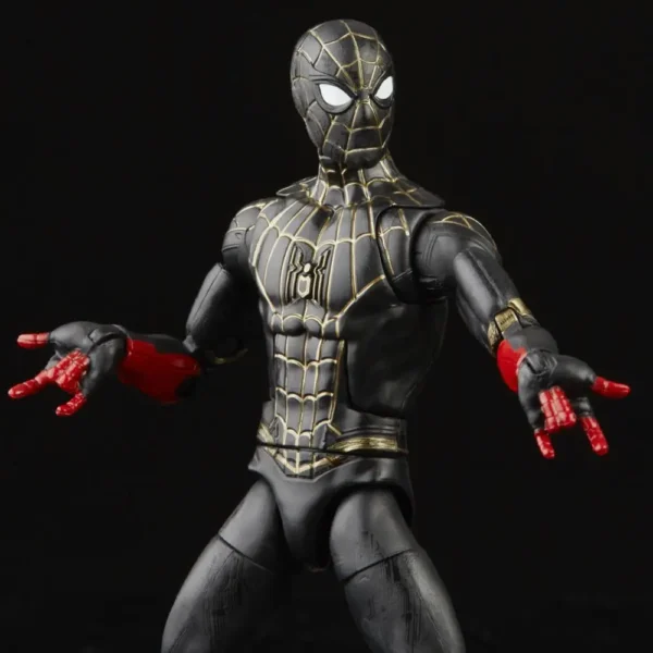 Marvel Legends Series Black & Gold Suit Spider-Man - Image 3