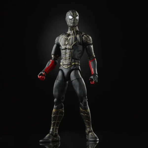 Marvel Legends Series Black & Gold Suit Spider-Man - Image 4