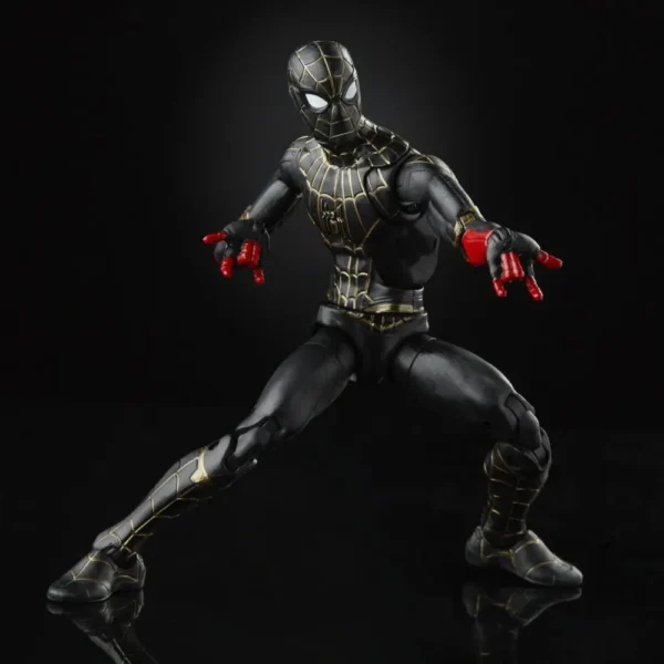 Marvel Legends Series Black & Gold Suit Spider-Man - Image 5