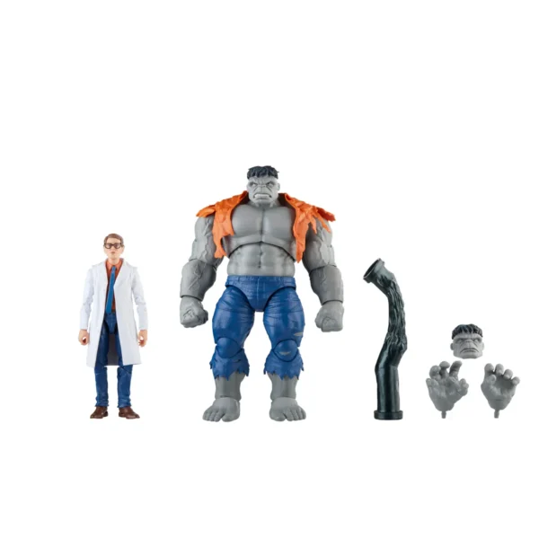 Marvel Legends Gray Hulk and Dr. Bruce Banner - Image 3