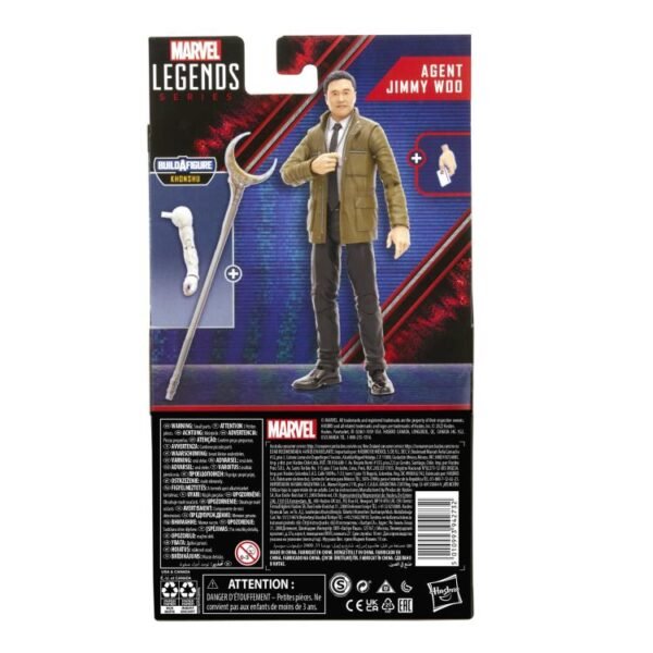 What If…? Marvel Legends Agent Jimmy Woo (Khonshu BAF) - Image 5