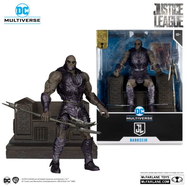 McFarlane Darkseid with Throne (Justice League) Gold Label Mega Figure - Image 3