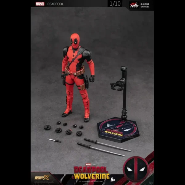 ZD Toys 1/10 Deadpool Action Figure - Image 4