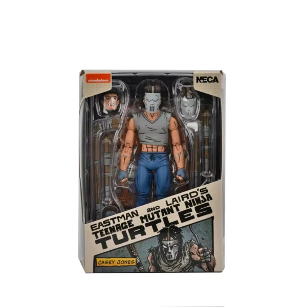 NECA Teenage Mutant Ninja Turtles Mirage Comics Casey Jones in Gray Shirt 7" - Image 2