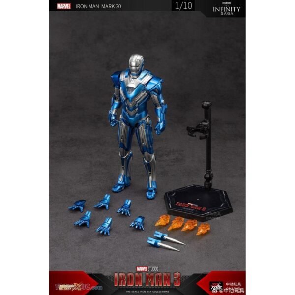 ZD Toys Ironman Blue Steel MK30 - Image 4