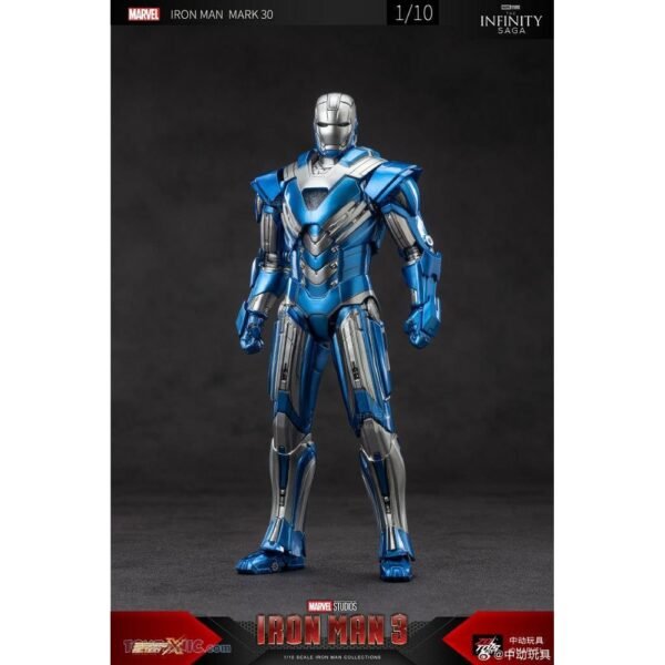 ZD Toys Ironman Blue Steel MK30 - Image 6